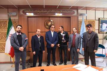 تجلیل از تیم های ورزشی کارمندان